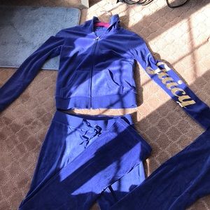XS Juicy Couture Velour Tracksuit
